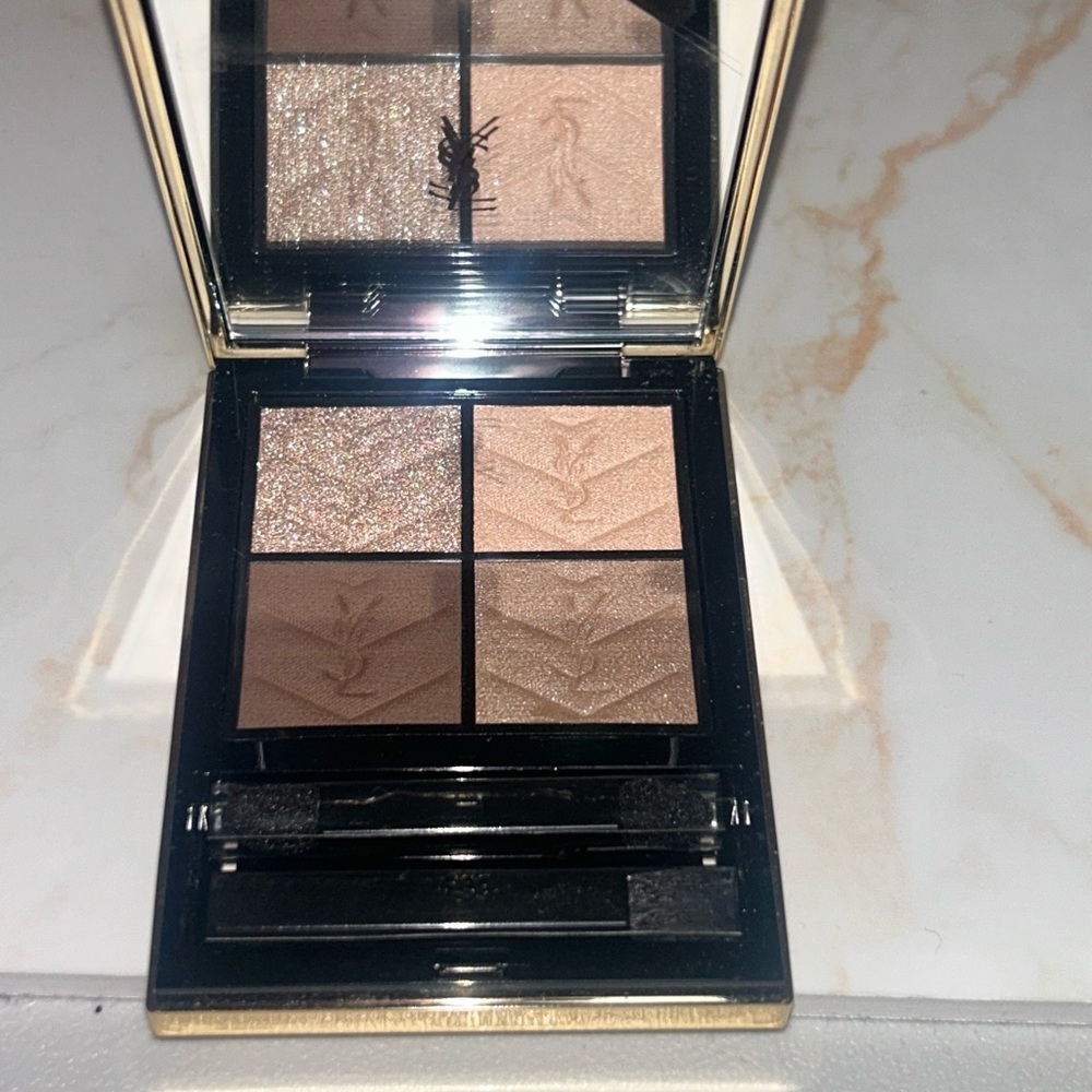 YSL Brand New Eyeshadow Quad Palette- Neutrals: style 100: RJXO1E. NWOB